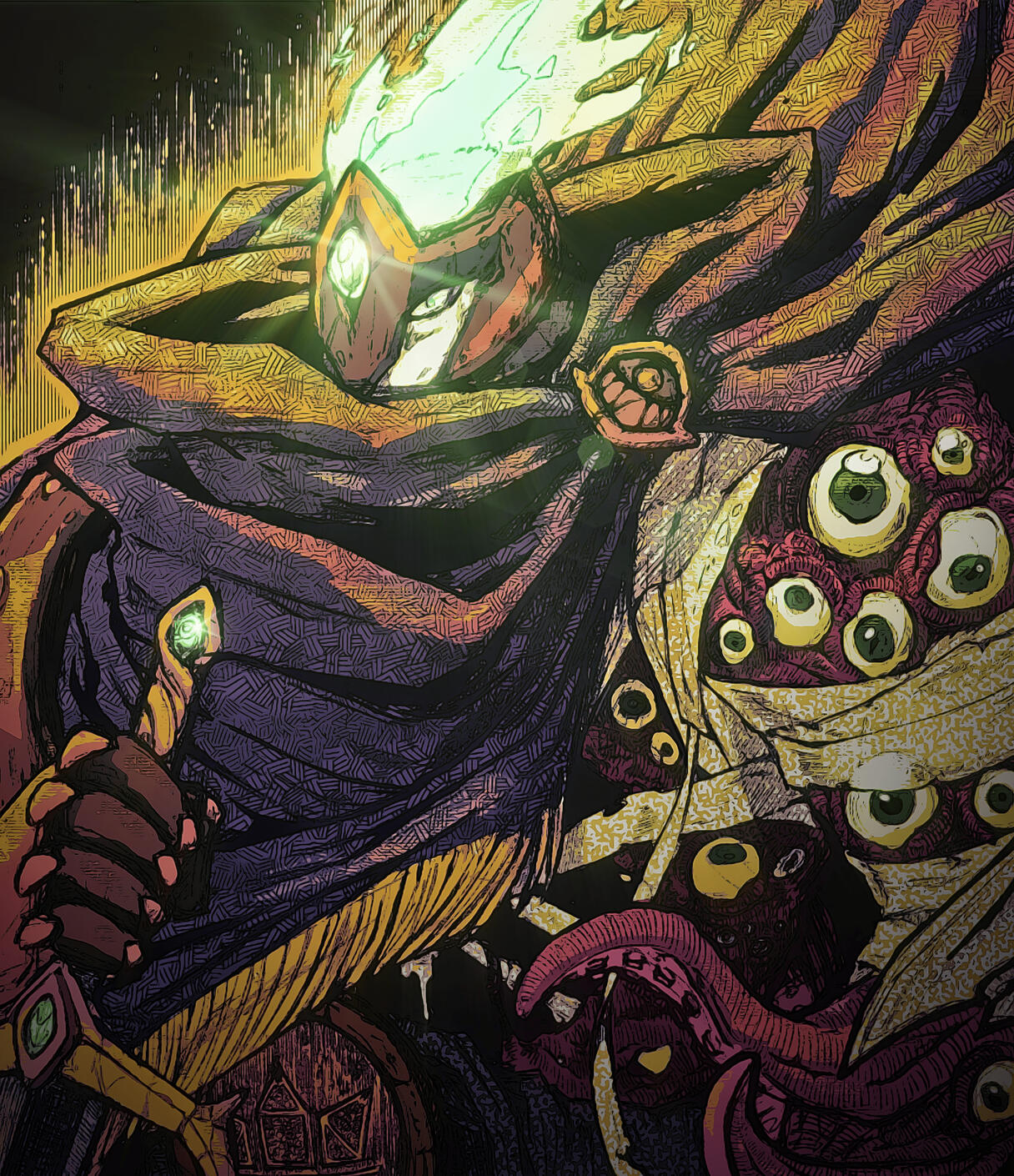 Initial drawing by Myrieen