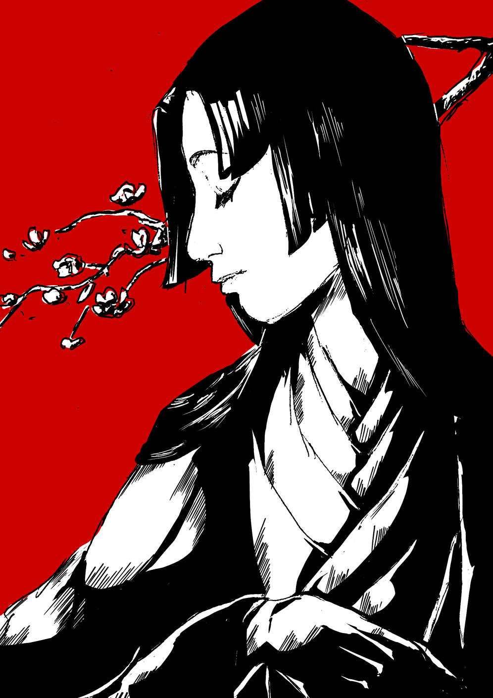 Initial drawing by Leila Elguennich